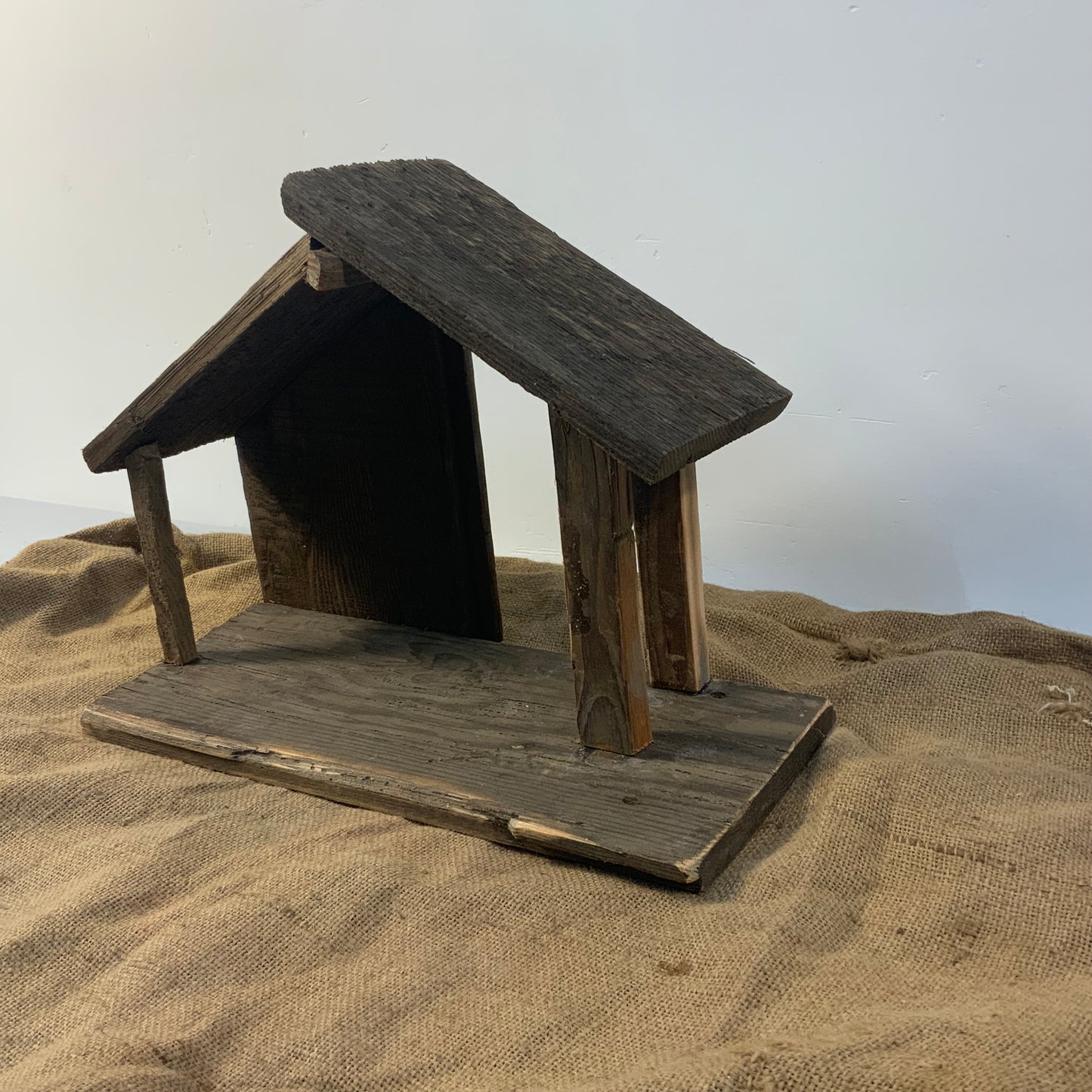 Manger made from Reclaimed Barn Wood