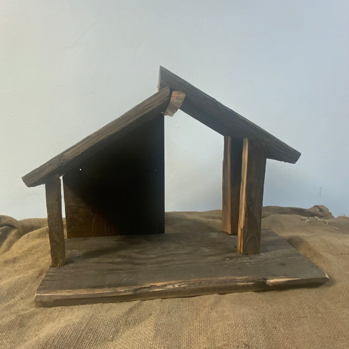 Manger made from Reclaimed Barn Wood