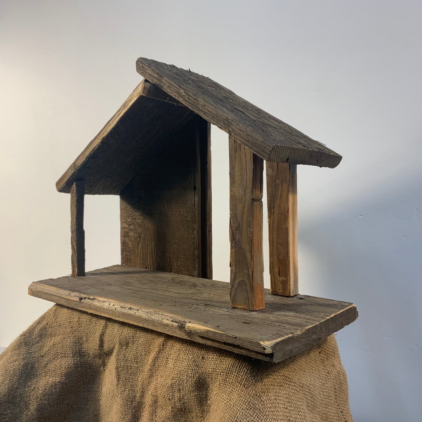 Manger made from Reclaimed Barn Wood