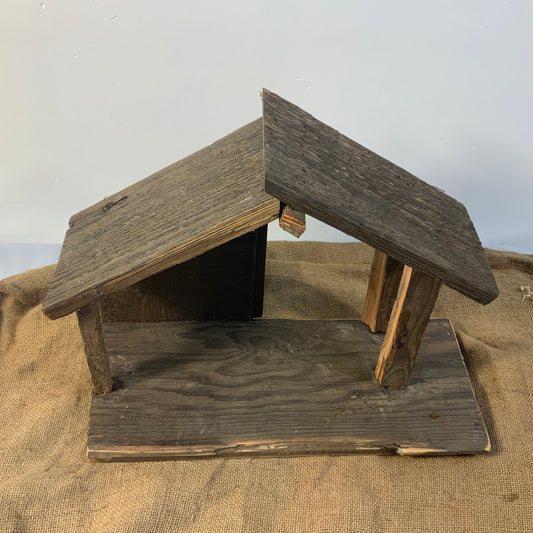 Manger made from Reclaimed Barn Wood