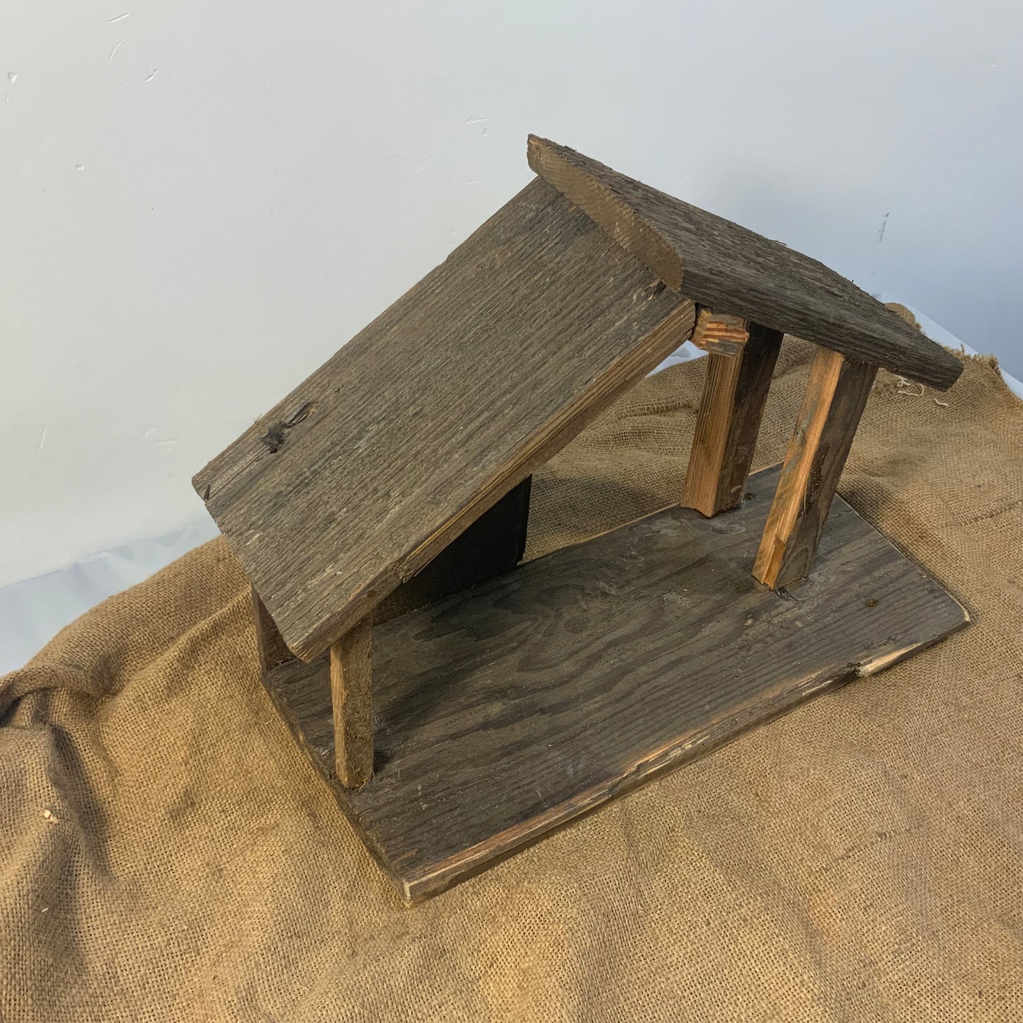 Manger made from Reclaimed Barn Wood